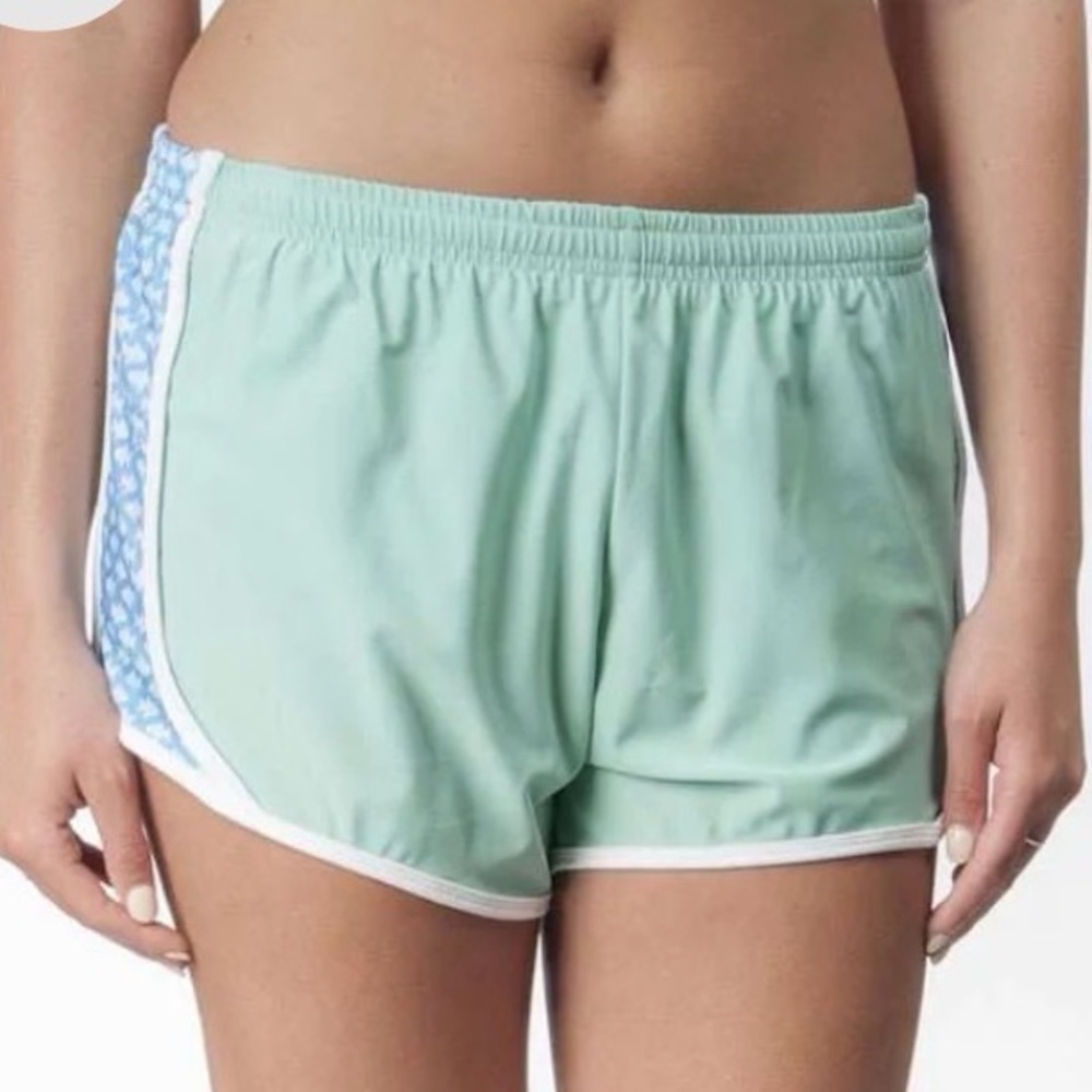 Prep Schools Shorts in Seafoam with Fish by Krass & Co.